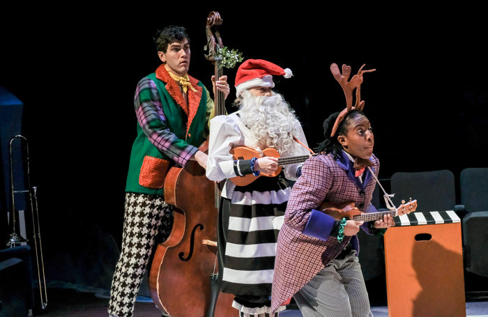 The cast of A (Scarborough) Christmas Carol at Stephen Joseph Theatre. Photo: Tony Bartholomew