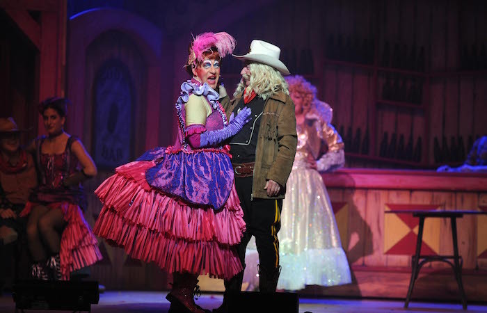 Billy Mack in Jack and the Beanstalk at the Alhambra. Photo: David Wardle