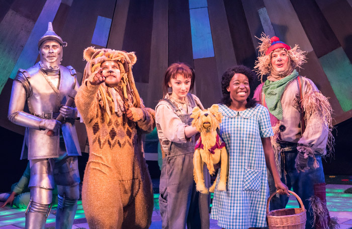 The cast of The Wizard of Oz at Crucible Theatre, Sheffield. Photo: Johan Persson