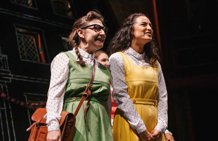 Pauline McLynn and Anna Shaffer in Daisy Pulls It Off at Park Theatre, London