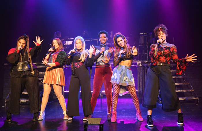 The cast of Six at Arts Theatre, London
