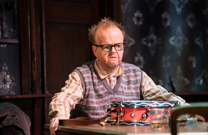 Toby Jones in The Birthday Party at Harold Pinter Theatre, London. Photo: Johan Persson