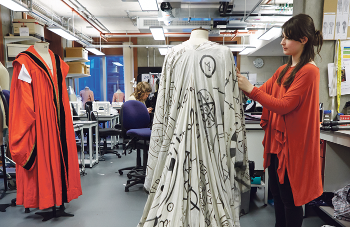 Costume students at Guildhall School of Music and Drama. Photo: Paul Cochrane