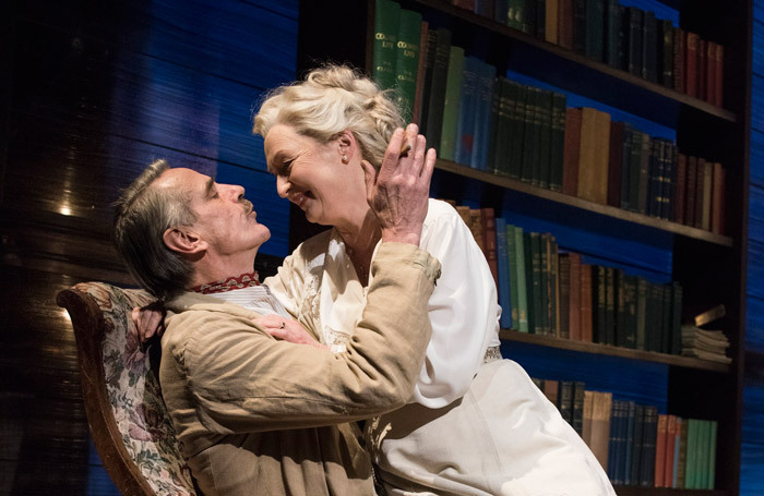 Jeremy irons and Lesley Manville in Long Day's Journey Into Night at Wyndham's Theatre, London. Photo: Hugo Glendinning