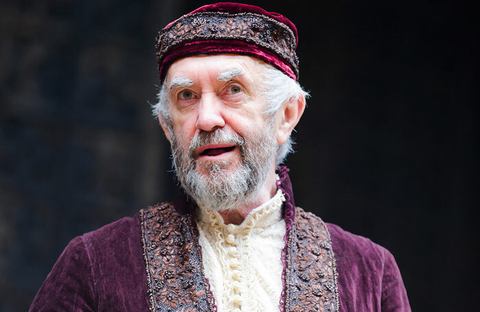 Jonathan Pryce (Shylock) in The Merchant Of Venice at Shakespeare's Globe. Photo: Tristram Kenton