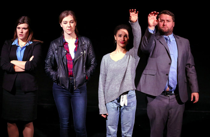 The cast of Work Makes You Free at Vault Festival, London