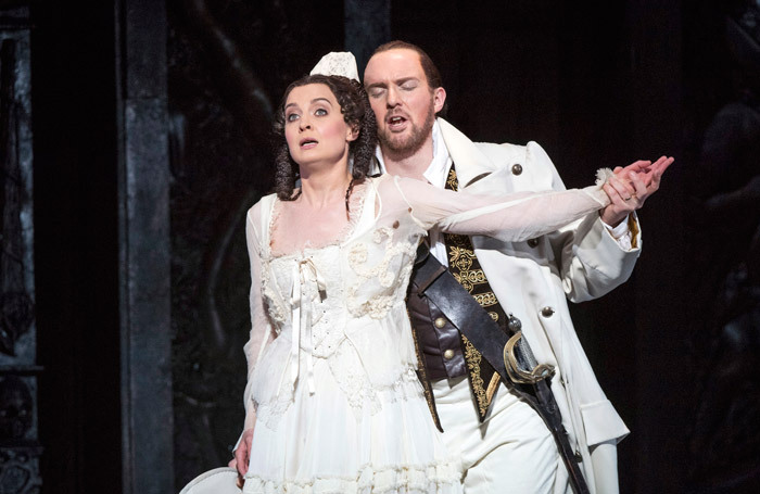 Katie Bray and Gavan Ring in Don Giovanni at Wales Millennium Centre, Cardiff. Photo: Richard Hubert Smith