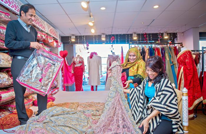 Handlooms will be performed in sari shops in Manchester. Photo: Anthony Robling