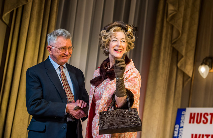 Martin Shaw and Maureen Lipman in The Best Man at Playhouse Theatre, London. Photo: Tristram Kenton