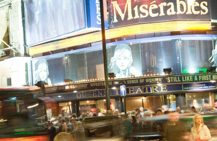 The Queen’s Theatre is home to Les Miserables. Photo: SOLT