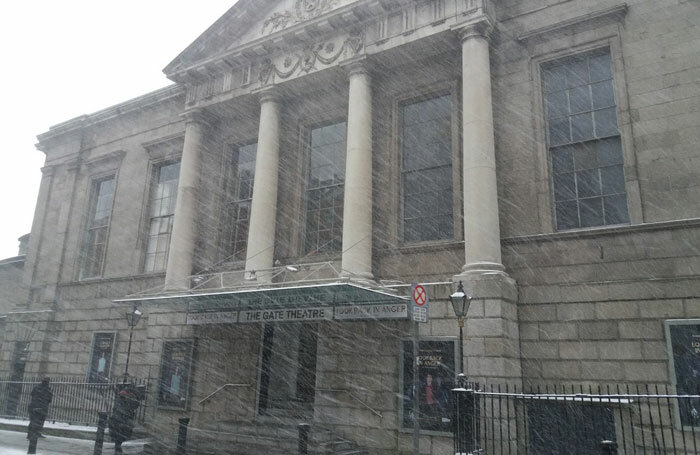 The Gate Theatre in Dublin said it had cancelled its production of Look Back in Anger because of the “adverse weather conditions”. Photo: Twitter/Thegate