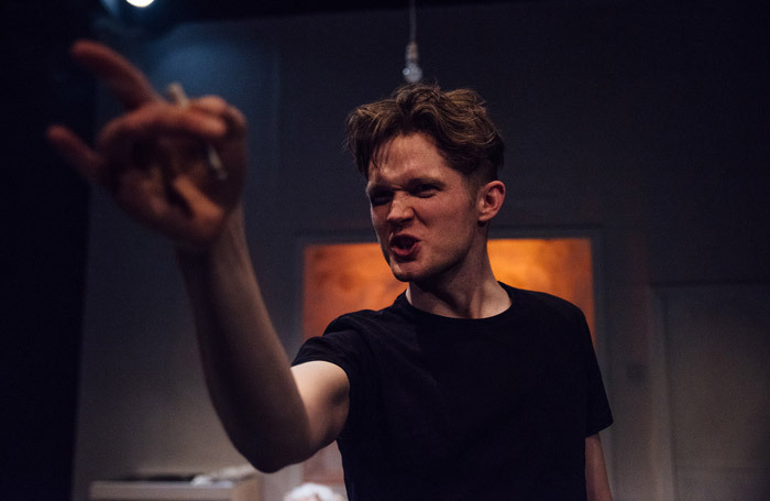 Thomas Mahy in Vincent River at Park Theatre, London. Photo: David Monteith Hodge