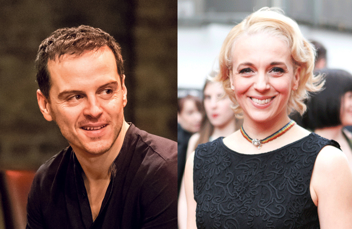 Andrew Scott and Amanda Abbington will appear in the third series of Figures of Speech. Photos: Manuel Harlan/Pamela Raith