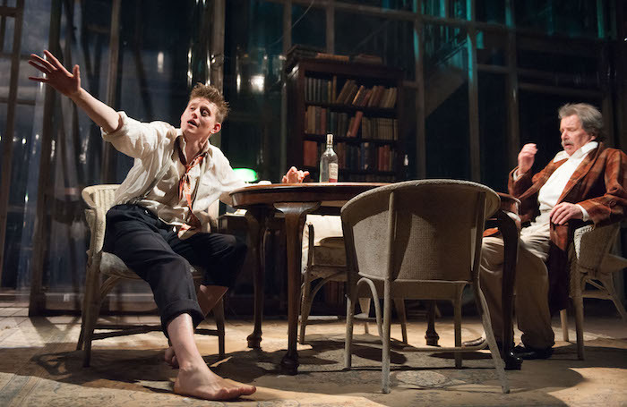 Lorn Macdonald (L) and George Costigan in Long Day's Journey Into Night at Citizens Theatre. Photo: Tim Morozzo