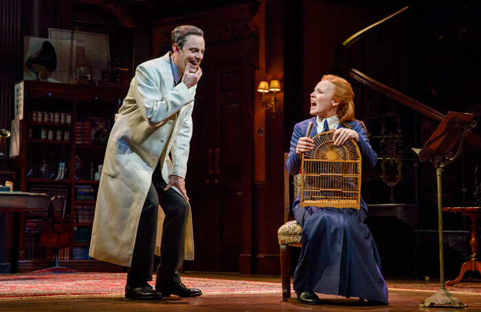 Harry Hadden-Paton and Lauren Ambrose in  My Fair Lady at the Vivian Beaumont Theater, New York. Photo: Joan Marcus