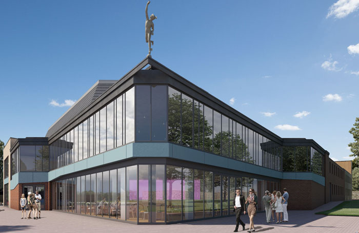 An artist's impression of the revamped Mercury theatre, Colchester