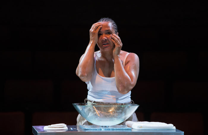 Golda Rosheuvel in Othello at Liverpool Everyman. Photo: Jonathan Keenan