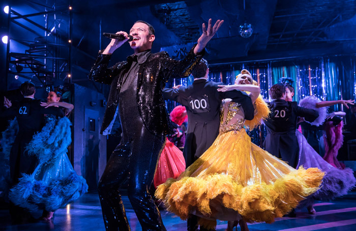 Will Young and the cast of  Strictly Ballroom at Piccadilly Theatre, London. Photo: Johan Persson