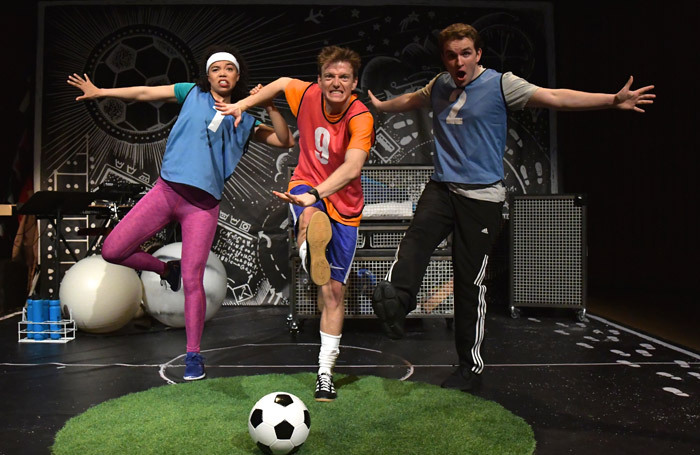 The cast of Keepy Uppy at Grand Theatre, Leeds. Photo: Brian Slater