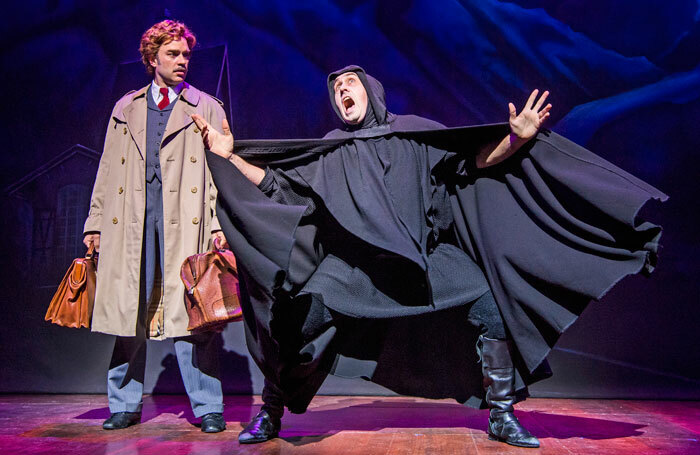 Hadley Fraser and Ross Noble in Young Frankenstein by Mel Brooks at the Garrick Theatre. Photo: Tristram Kenton