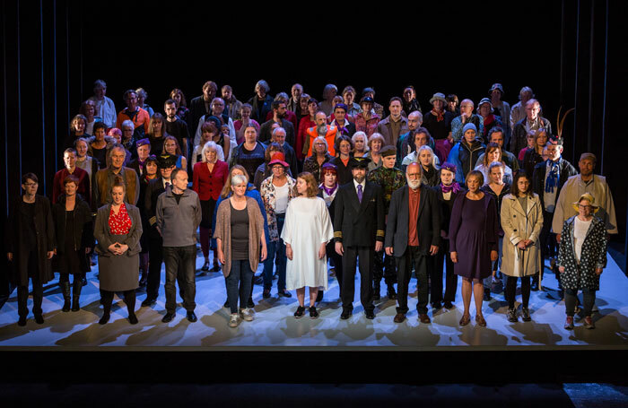 Cast of The Hour We Knew Nothing of Each Other at Royal Lyceum Theatre, Edinburgh. Photo: Aly Wight