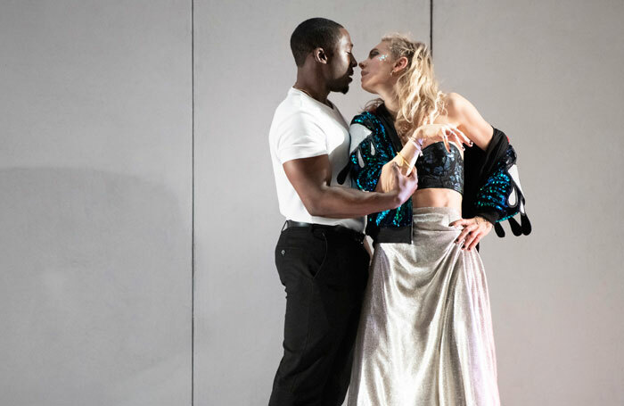Vanessa Kirby and Eric Kofi Abrefa in Julie at the National Theatre. Photo: Richard H Smith