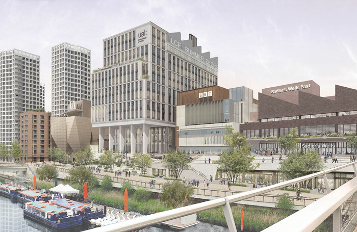 Arts organisations at the new site include the V&A, Sadler's Wells, BBC and University of the Arts London