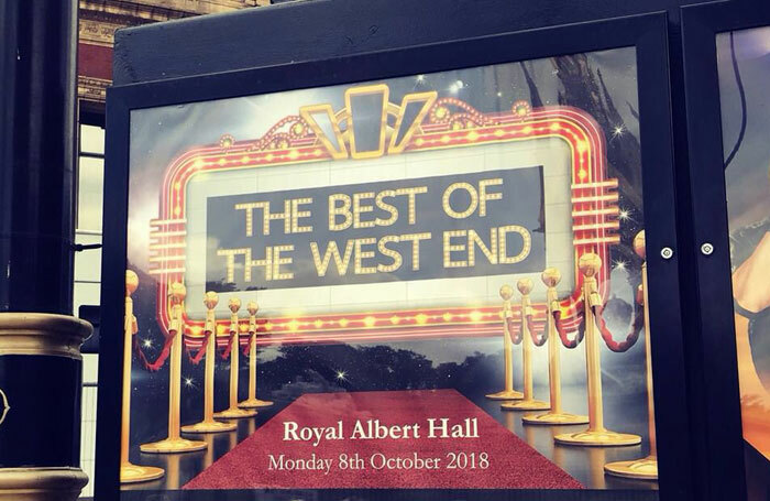 Promotional material for The Best of the West End has so far included only white performers