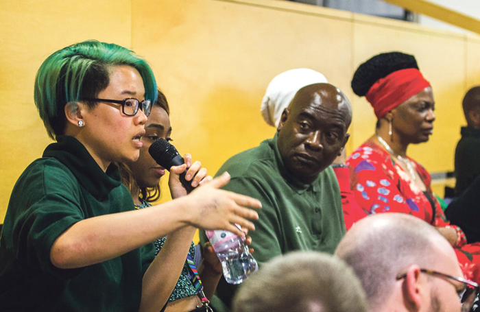 Participants in the theatre’s first City Conversation, which took place in May. Photo: Alexie Segal