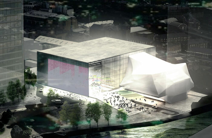 Architects' impression of the Factory theatre in Manchester. Photo: OMA