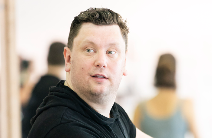 Ryan Pidgen in rehearsal for Me and My Girl at Chichester Festival Theatre. Photo: Johan Persson