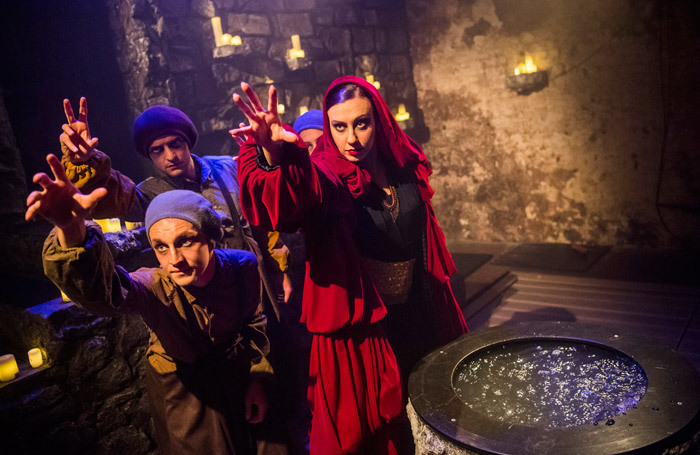 The cast of Sounds and Sorcery - Celebrating Disney Fantasia at the Vaults, London. Photo: Tristram Kenton