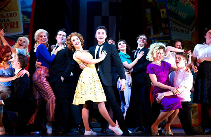 Ray Quinn and the cast of Summer Holiday at Theatre Royal Brighton