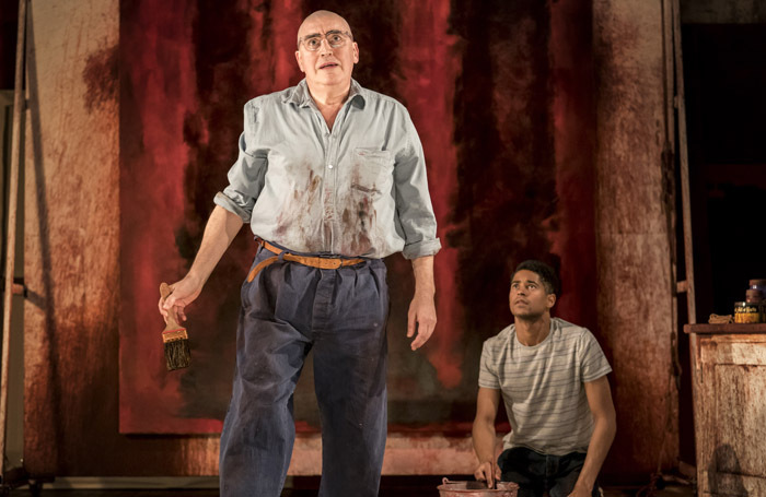 Alfred Molina and Alfred Enoch in Red. Photo: Johan Persson