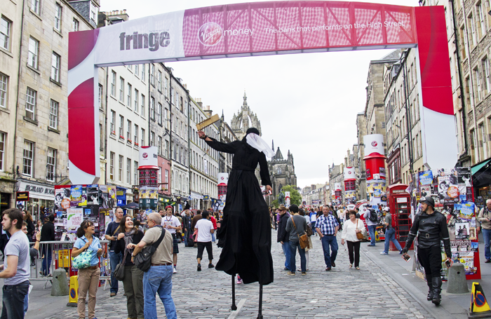 The Royal Mile during the Edinburgh Festival Fringe. Photo: Shutterstock
