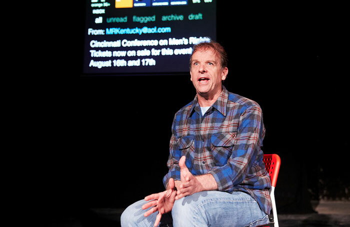 Donald Sage Mackay in Angry Alan at Underbelly, Edinburgh. Photo: The Other Richard