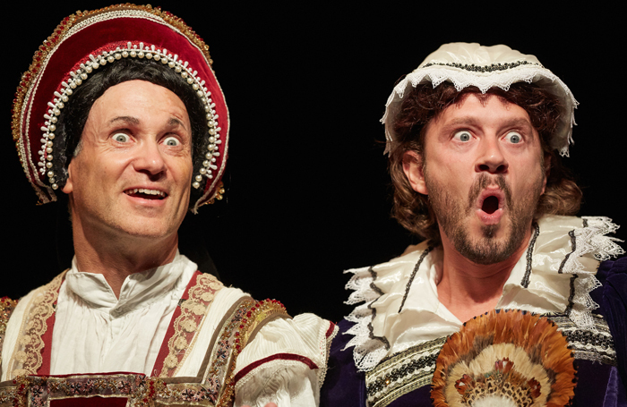 Neal Foster and Anthony Spargo in Horrible Histories - Barmy Britain - Part Four. Photo: Mark Douet