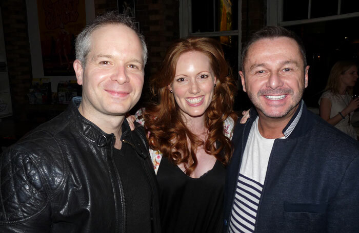 Stephen Mear (right) with Damian Humbley and Clare Foster