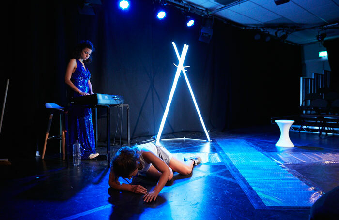 Jessica Butcher and Anoushka Lucas in Sparks, Pleasance Courtyard, Edinburgh. Photo: The Other Richard
