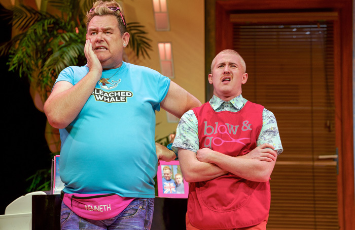Tony Maudsley and Adam Gillen in Benidorm Live at Playhouse, Edinburgh. Photo: Paul Coltas