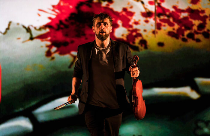 Aaron Monaghan in The Second Violinist. Photo: Patrick Redmond