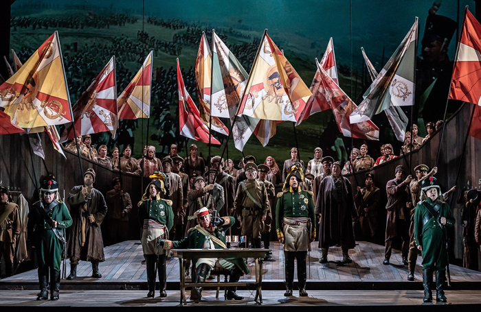 Cast of War and Peace. Photo: Clive Barda