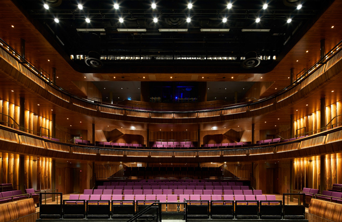 The Royal Opera House's redesigned Linbury Theatre. Photo: Hufton and Crow