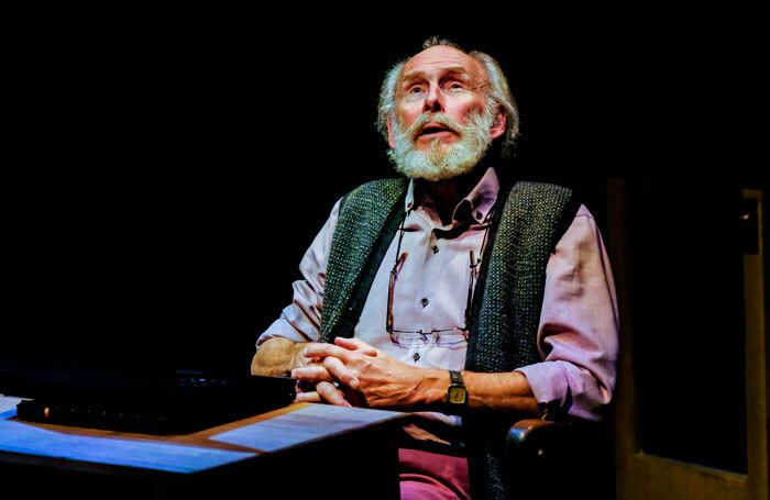 Christopher Godwin in Better Off Dead at the Stephen Joseph Theatre, Scarborough. Photo: Tony Bartholomew