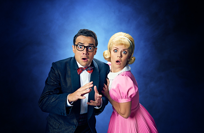 Ben Adams and Joanne Clifton as Brad and Janet in The Rocky Horror Show