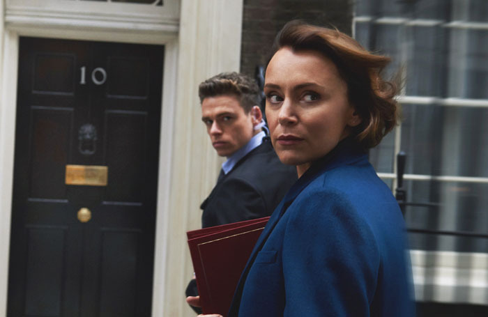 Richard Madden and Keeley Hawes in Bodyguard. Photo: BBC