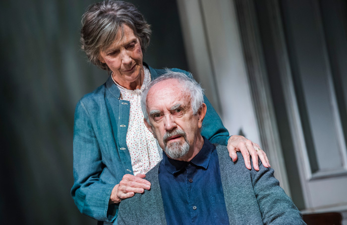 Eileen Atkins and Jonathan Pryce in The Height of the Storm at Wyndham's Theatre, London. Photo: Tristram Kenton