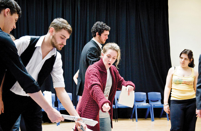 Students rehearsing at LIPA. Photo: Peter Carr