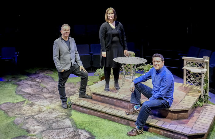 Paul Elsam, lead acting tutor at CU Scarborough; Kay Fraser, acting associate pro-vice chancellor/head of academic studies for CU Scarborough; and Paul Robinson, artistic director of the Stephen Joseph Theatre. Photo: Tony Bartholomew