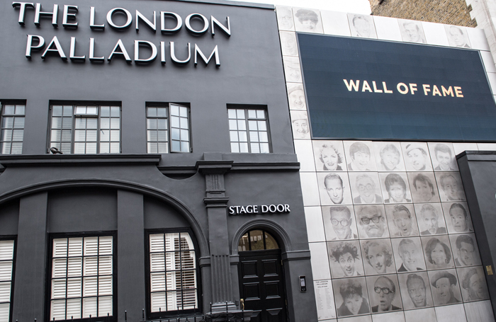 The London Palladium wall of fame. Photo: Craig Sugden